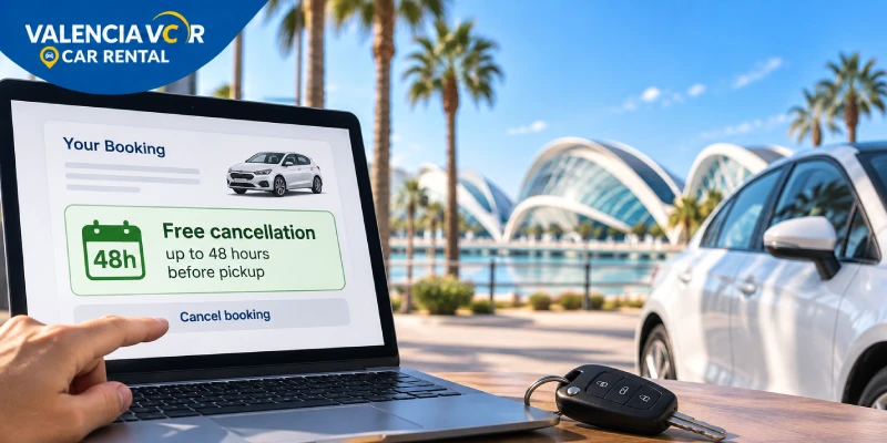 Car rental cancellation policy in Valencia